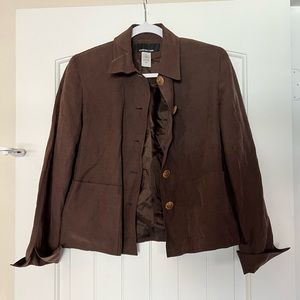 Vintage Jones New York Silk Linen Jacket / blazer